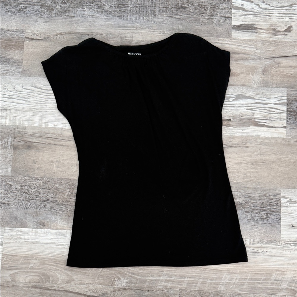 Merona Women's Classic Black Tee